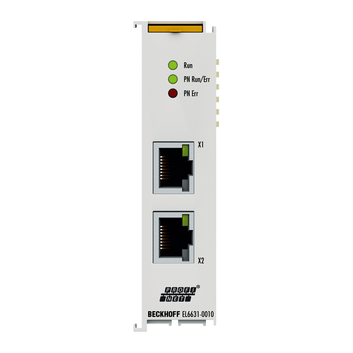 EL6631-0010 | EtherCAT-Klemme, 2-Port-Kommunikations-Interface, PROFINET RT, Device