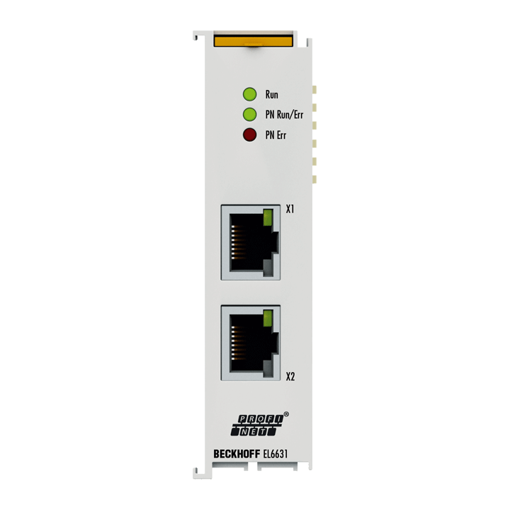 EL6631 | EtherCAT Terminal, 2-port communication interface, PROFINET RT, controller