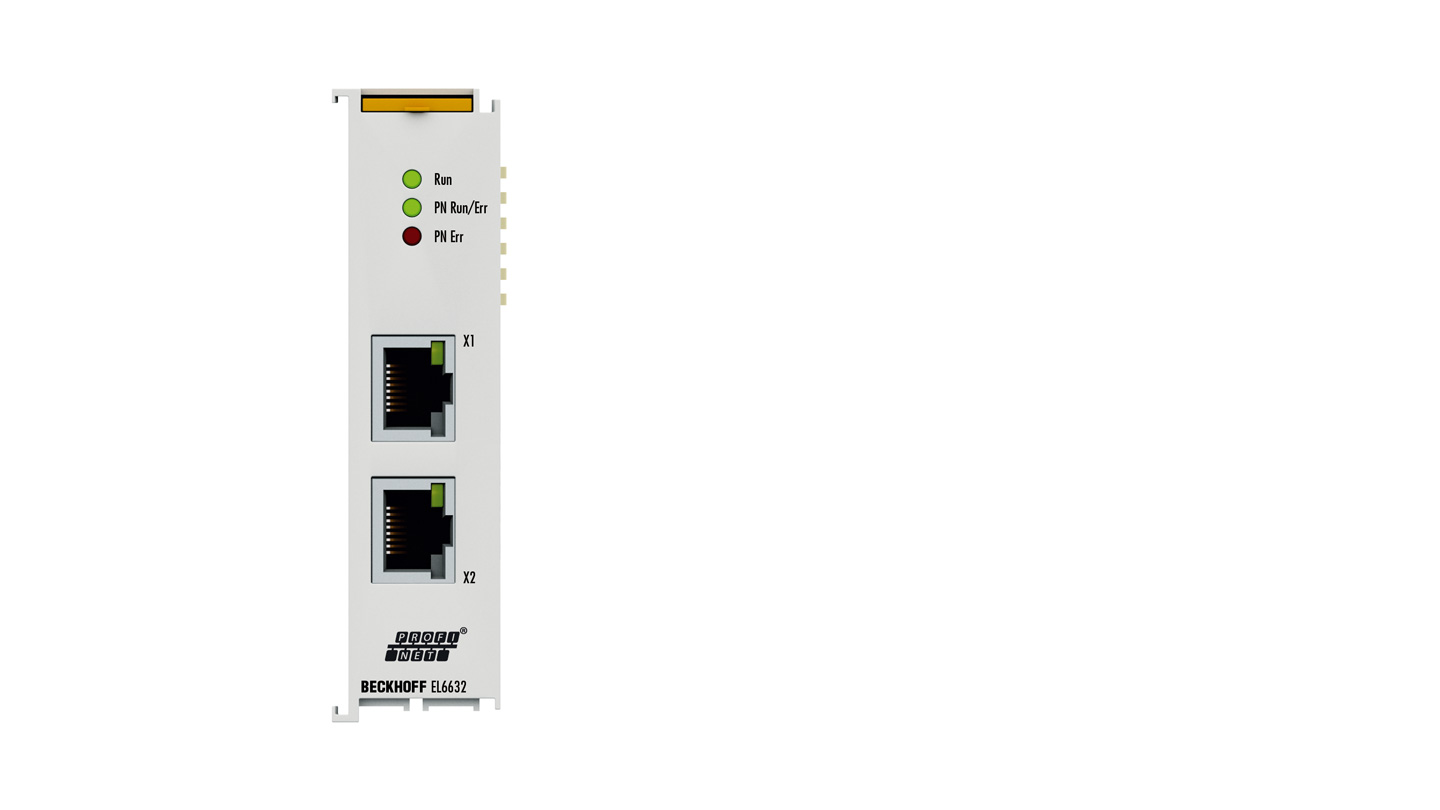 EL6632 | EtherCAT-Klemme, 2-Port-Kommunikations-Interface, PROFINET IRT, Controller