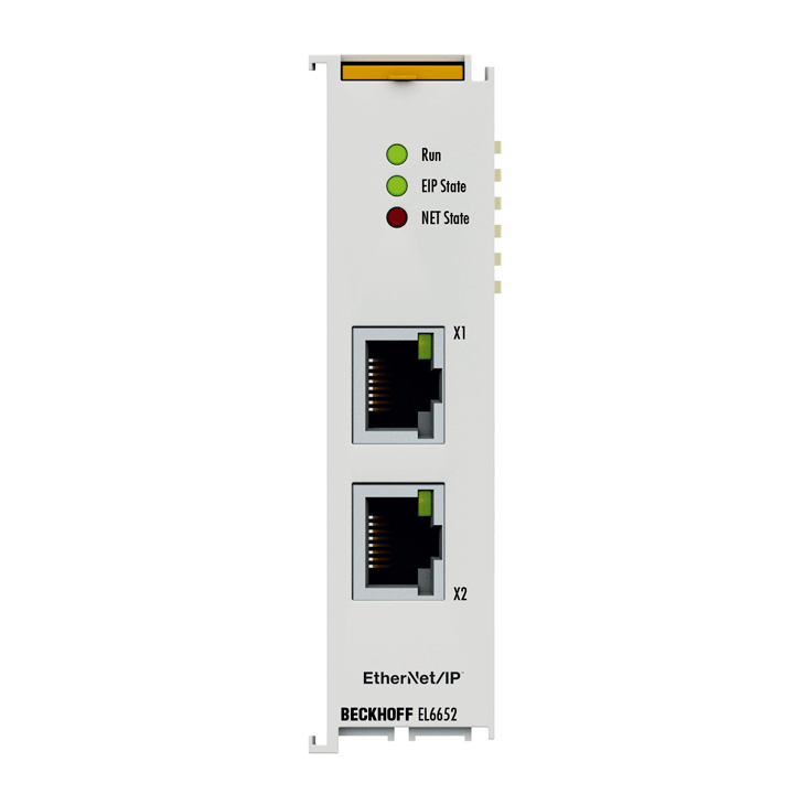 EL6652 | EtherCAT Terminal, 2-port communication interface, EtherNet/IP™, scanner