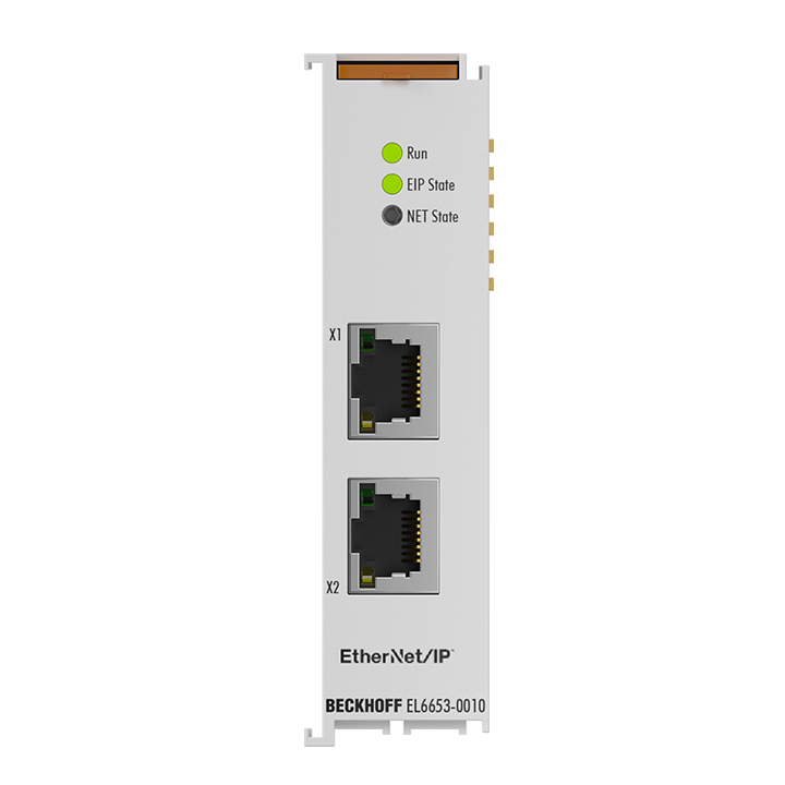 EL6653-0010 | EtherCAT-Klemme, 2-Port-Kommunikations-Interface, EtherNet/IP™, Adapter