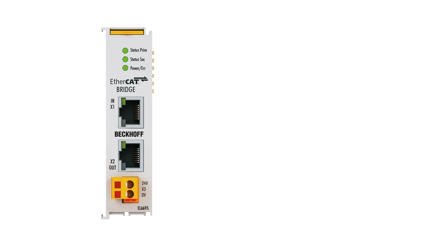 EL6695 | EtherCAT-Klemme, Kommunikations-Interface, EtherCAT-Bridge, erweiterte Funktionen