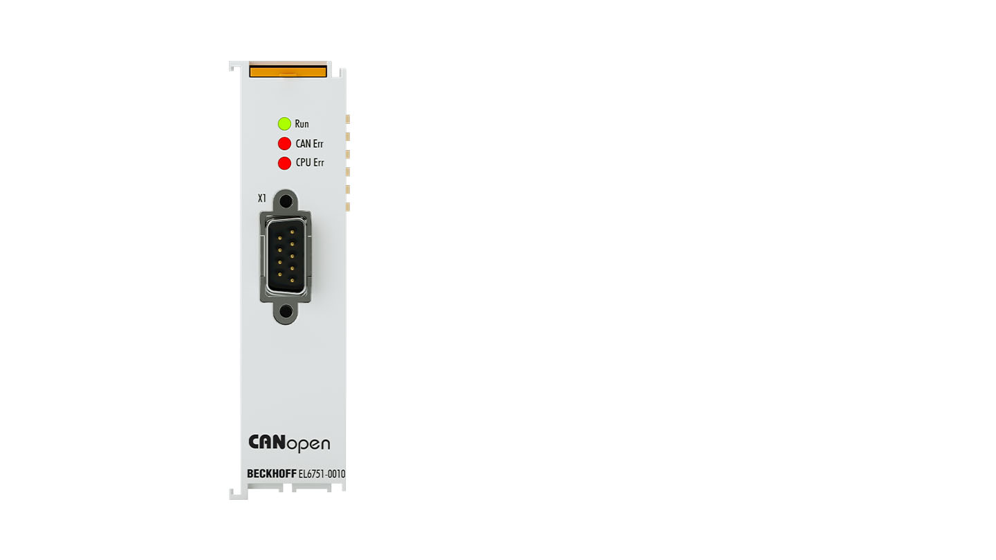 EL6751-0010 | EtherCAT Terminal, 1-channel communication interface, CANopen, slave