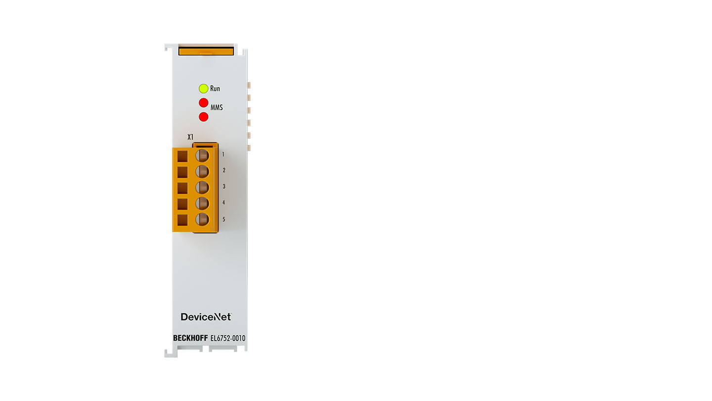 EL6752-0010 | EtherCAT Terminal, 1-channel communication interface, DeviceNet®, slave