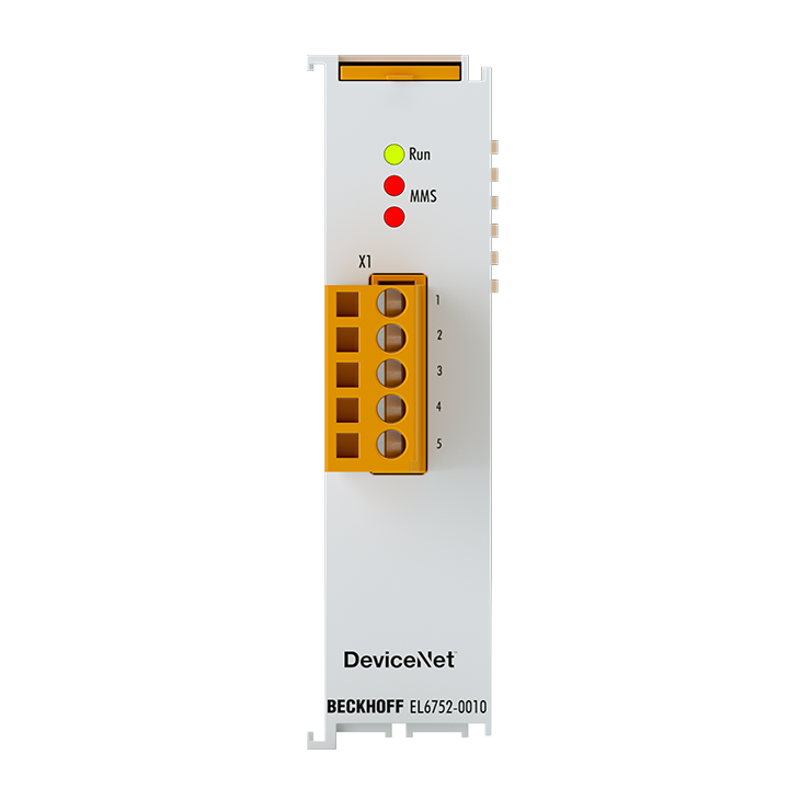 EL6752-0010 | EtherCAT Terminal, 1-channel communication interface, DeviceNet®, slave