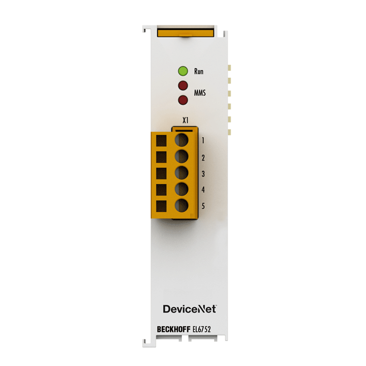 EL6752 | EtherCAT Terminal, 1-channel communication interface, DeviceNet®, master