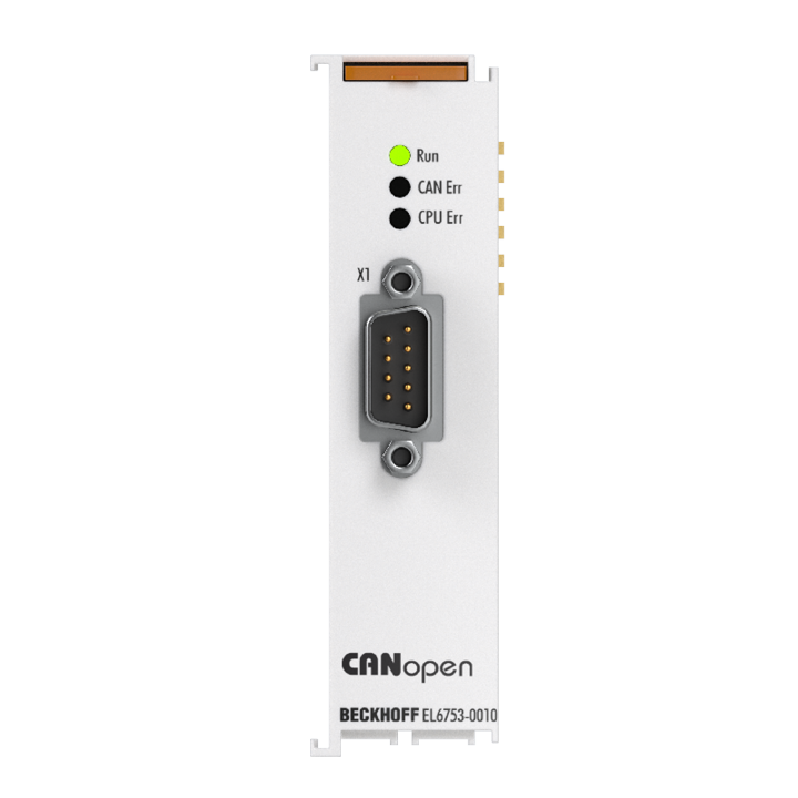 EL6753-0010 | EtherCAT Terminal, 1-channel communication interface, CANopen, slave