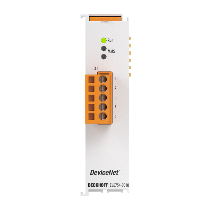 EL6754-0010 | EtherCAT-Klemme, 1-Kanal-Kommunikations-Interface, DeviceNet®, Slave