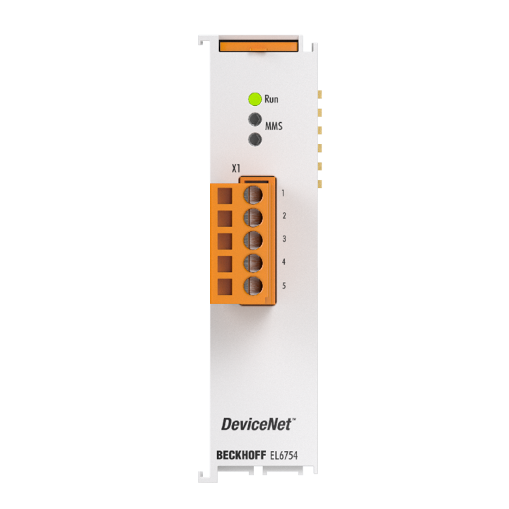 EL6754 | EtherCAT Terminal, 1-channel communication interface, DeviceNet, master