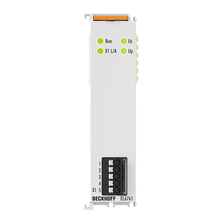 EL6761 | EtherCAT-Klemme, 1-Kanal-Kommunikations-Interface, ISO 15118 Powerline, Charge Controller