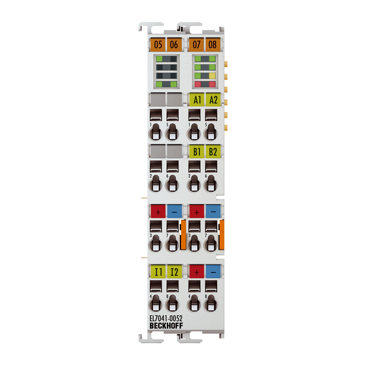 EL7041-0052 | EtherCAT-Klemme, 1-Kanal-Motion-Interface, Schrittmotor, 48 V DC, 5 A