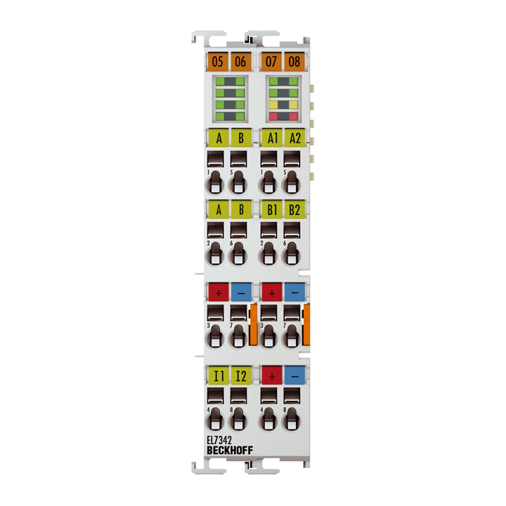 EL7342 | EtherCAT-Klemme, 2-Kanal-Motion-Interface, DC-Motor, 48 V DC, 3,5 A