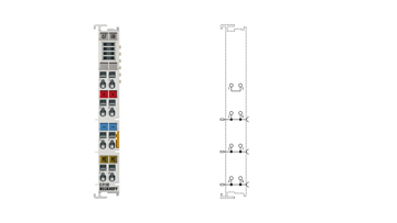 EL9180 | Potenzialverteilungsklemme, 2 x 24 V DC, 2 x 0 V DC, 2 x PE