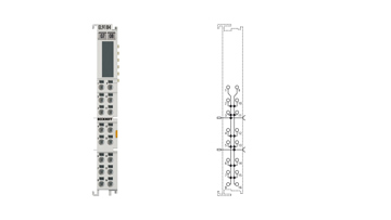 EL9184 | Potential distribution terminal, 8 x 24 V DC, 8 x 0 V DC