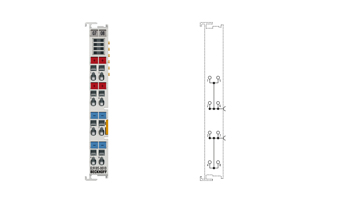 EL9185-0010 | Potential distribution terminal, 4 x 24 V DC, 4 x 0 V DC, potential supply function