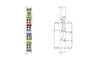 EL9227-6644 | Überstromschutzklemme 24 V DC, 2-Kanal, 4 A/4 A, erweiterte Funktionen
