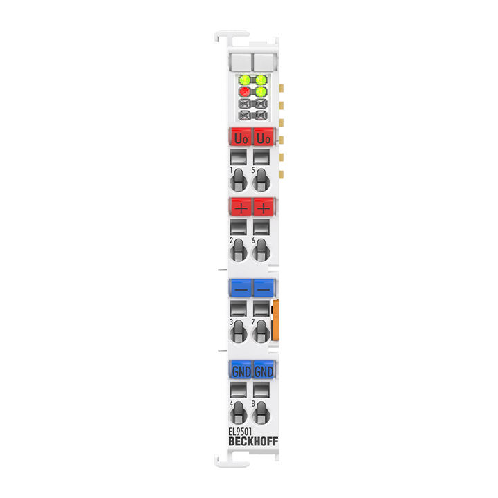 EL9501 | Power supply terminal 0…20 V DC, 0…2 A