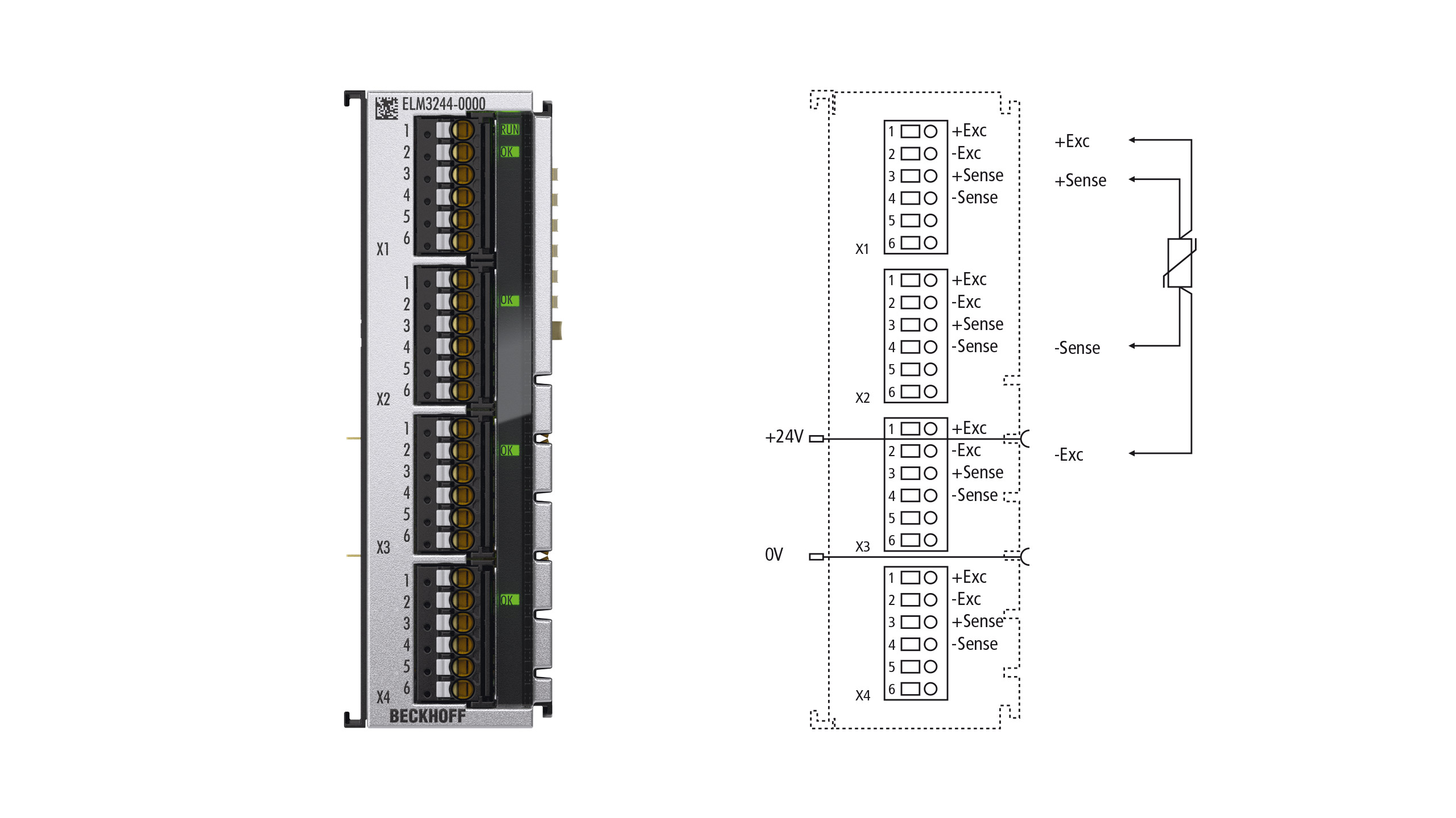 ELM3244 0000 EtherCAT Terminal 4 channel Analog Input Temperature 