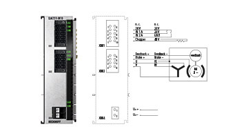ELM7211-0010 | EtherCAT-Klemme, 1-Kanal-Motion-Interface, Servomotor, 48 V DC, 4,5 A, OCT