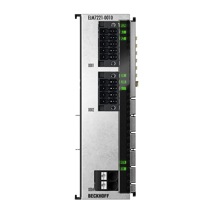 ELM7221-0010 | EtherCAT Terminal, 1-channel motion interface, servomotor, 48 V DC, 8 A, OCT