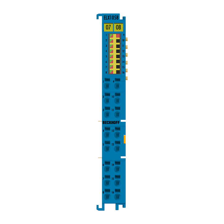 ELX1058 | EtherCAT Terminal, 8-channel digital input, NAMUR, Ex i