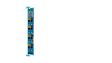 ELX3202 | EtherCAT Terminal, 2-channel analog input, temperature, RTD (Pt100), 16 bit, Ex i