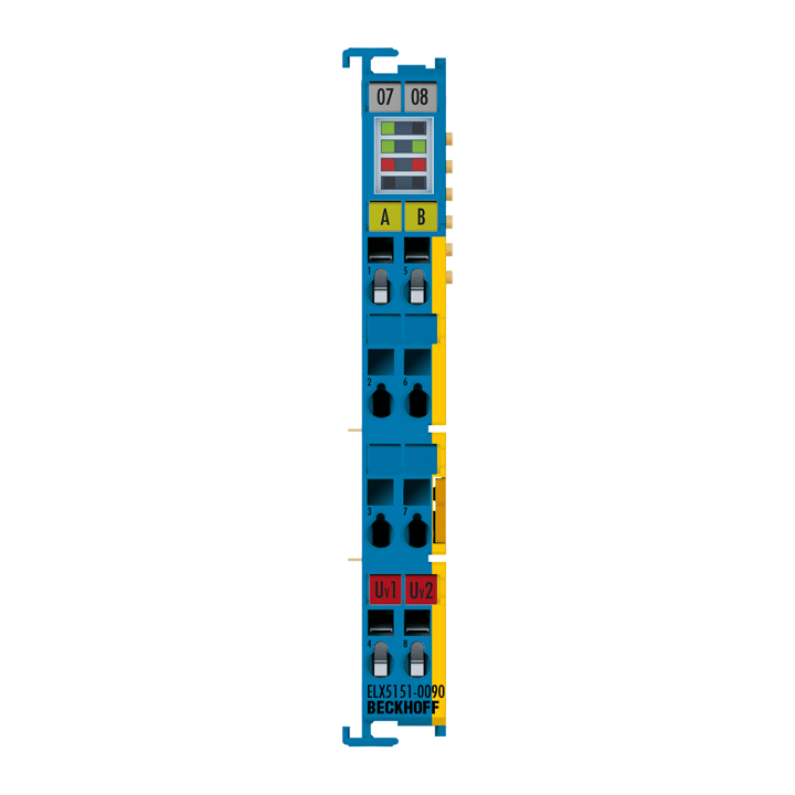 ELX5151-0090 | EtherCAT-Klemme, 1-Kanal-Encoder-Interface, inkremental, NAMUR, Ex i, TwinSAFE SC