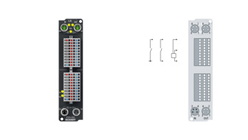 EP1816-0003 | EtherCAT Box, 16-Kanal-Digital-Eingang, 24 V DC, 10 µs, IP20-Stecker