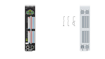 EP1816-0703 | EtherCAT Box, 16-channel digital input, ID switch, 24 V DC, 10 µs, IP20 connector