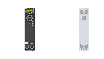 EP5101-1002 | EtherCAT Box, 1-Kanal-Encoder-Interface, inkremental, 5 V DC (DIFF RS422, TTL), 1 MHz, M12, Sensorversorgung 24 V DC
