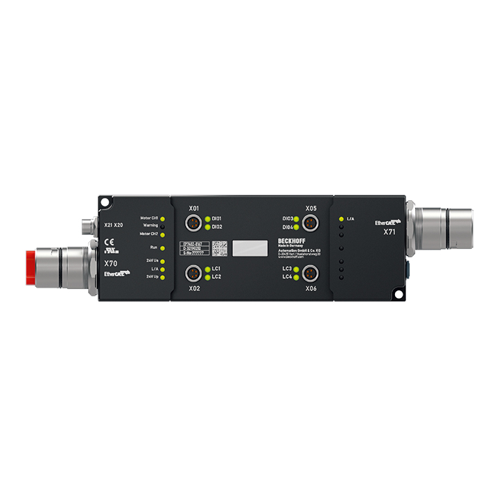 EP7402-0167 | EtherCAT Box, 2-channel motion interface, BLDC motor, 48 V DC, 3.5 A, M8