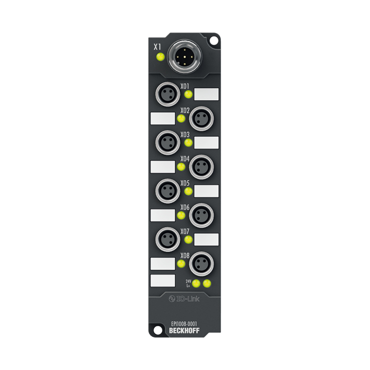 EPI1008-0001 | IO-Link box, 8-channel digital input, 24 V DC, 3 ms, M8