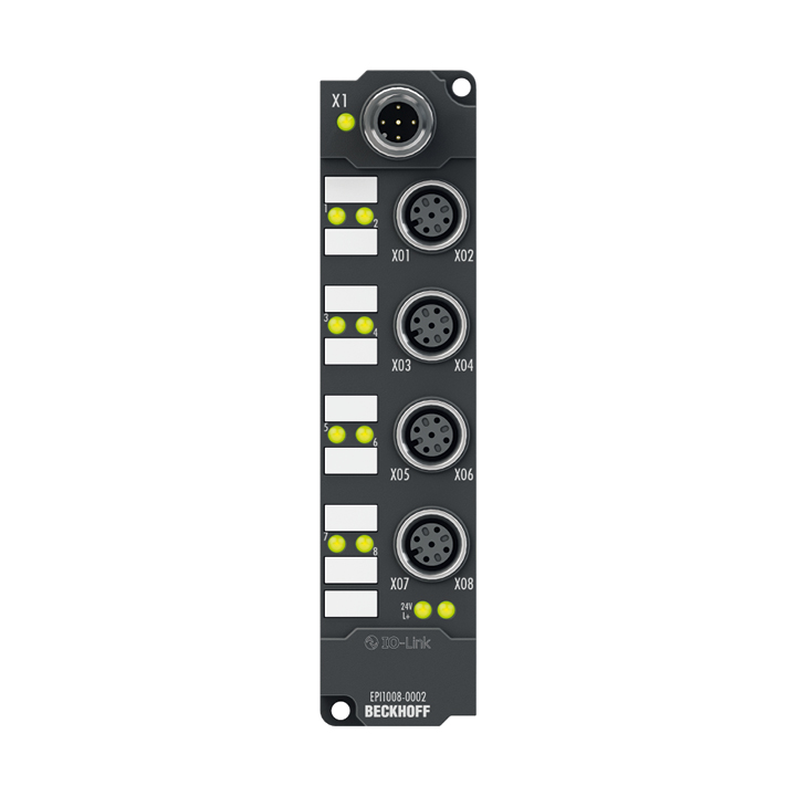 EPI1008-0002 | IO-Link box, 8-channel digital input, 24 V DC, 3 ms, M12