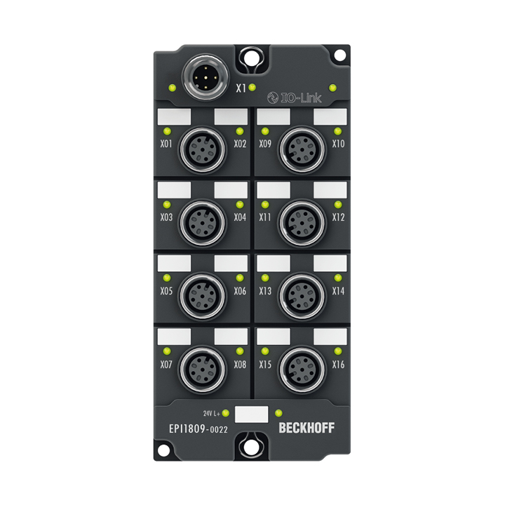 EPI1809-0022 | IO-Link box, 16-channel digital input, 24 V DC, 3 ms, M12