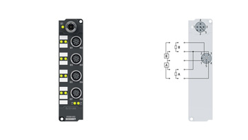 EPI2008-0002 | IO-Link-Box, 8-Kanal-Digital-Ausgang, 24 V DC, 0,5 A, M12