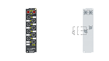 EPP1008-0001 | EtherCAT P Box, 8-channel digital input, 24 V DC, 3 ms, M8