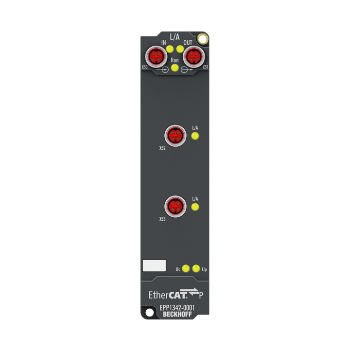 EPP1342-0001 | EtherCAT P Box, 2-port EtherCAT P junction