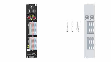 EPP1816-0703 | EtherCAT Box, 16-channel digital input, ID switch, 24 V DC, 10 µs, IP20 connector