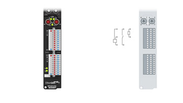 EPP2339-0703 | EtherCAT P Box, 16-channel digital combi, ID switch, 24 V DC, 3 ms, 0.5 A, IP20 connector