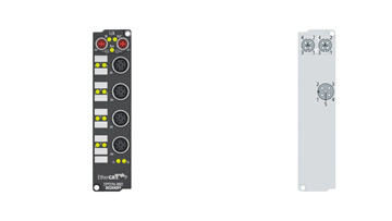 EPP2596-0002 | EtherCAT P-Box, 1-Kanal-LED-Ausgang, 24 V DC, 3 A, M12