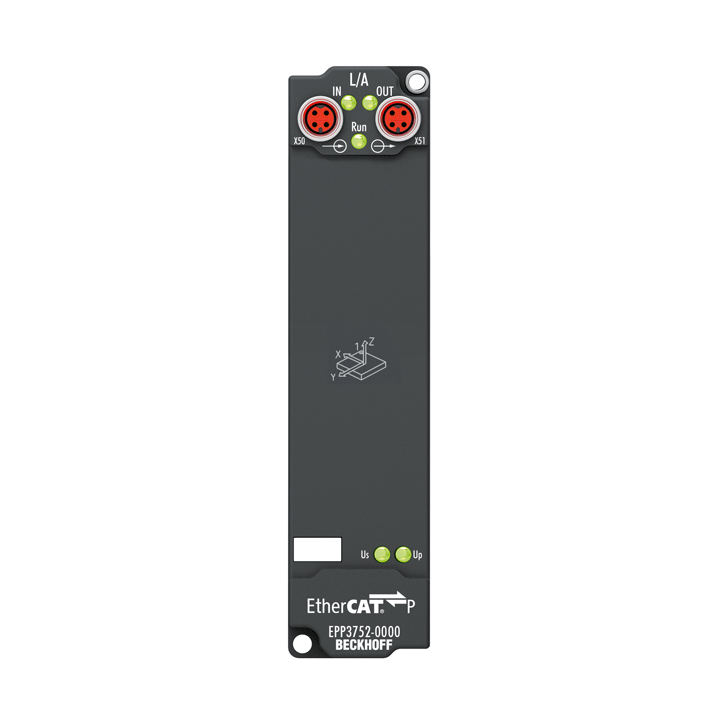 EPP3752-0000 | EtherCAT P Box, 2-channel, 2 x 3-axis accelerometers