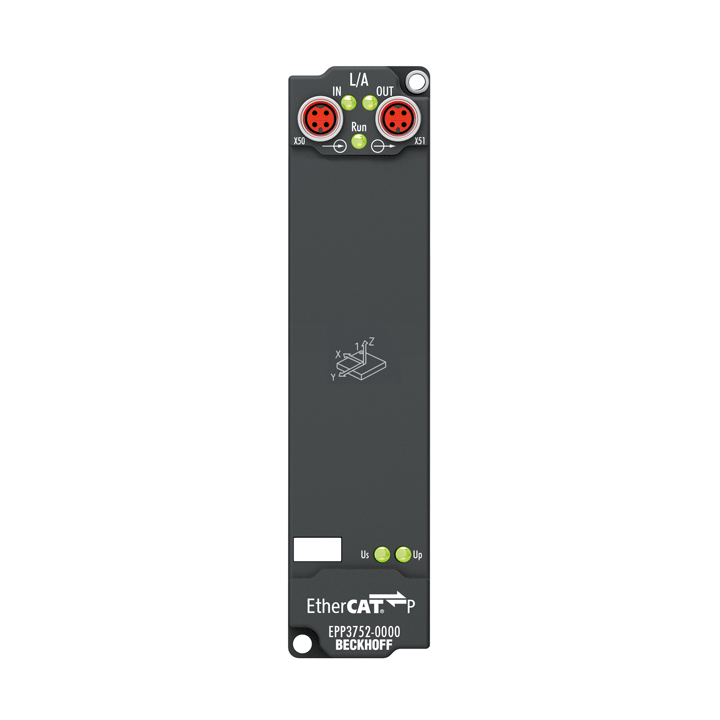 EPP3752-0000 | EtherCAT P Box, 2-channel, 2 x 3-axis accelerometers