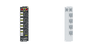 EPP6001-0002 | EtherCAT P-Box, 1-Kanal-Kommunikations-Interface, seriell, RS232/RS422/RS485, M12