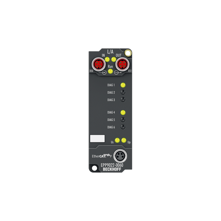 EPP9022-0060 | EtherCAT P Box, with voltage diagnostics