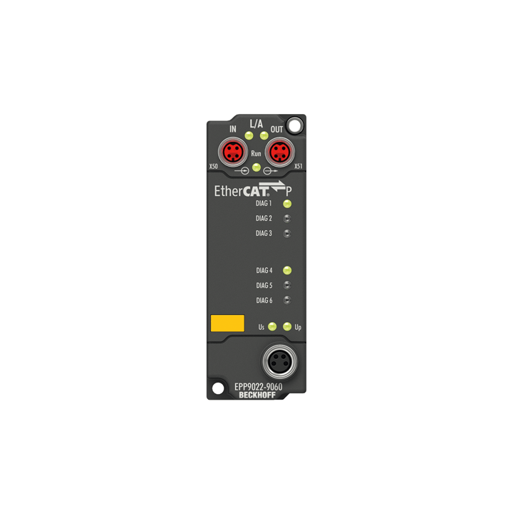 EPP9022-9060 | EtherCAT P Box, with voltage diagnostics, TwinSAFE SC