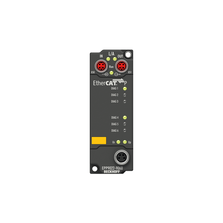 EPP9022-9060 | EtherCAT P Box, with voltage diagnostics, TwinSAFE SC