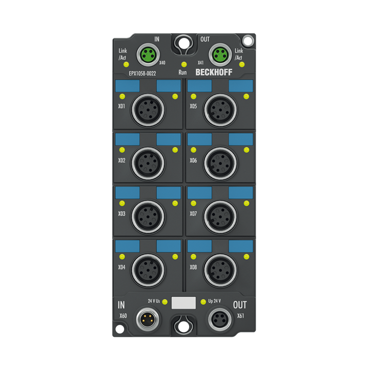 EPX1058-0022 | EtherCAT Box, 8-Kanal-Digital-Eingang, NAMUR, M12, Ex i