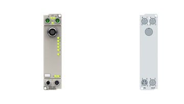 ER5151-0002 | EtherCAT Box, 1-channel encoder interface, incremental, 24 V DC HTL, 100 kHz, M12, zinc die-cast