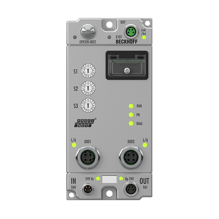 ER9320-0022 | EtherCAT Box, PROFINET RT, zinc die-cast
