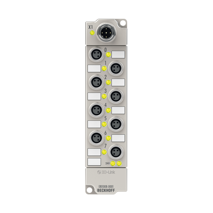 ERI1008-0001 | IO-Link box, 8-channel digital input, 24 V DC, 3 ms, M8, zinc die-cast